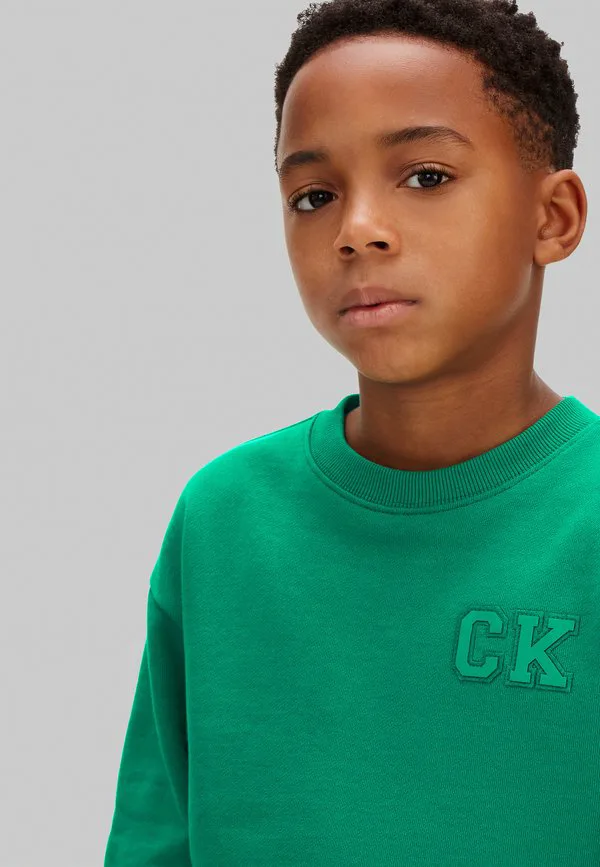 Свободная толстовка с логотипом Calvin Klein Jeans, Lush Meadow Tcx — фото 4