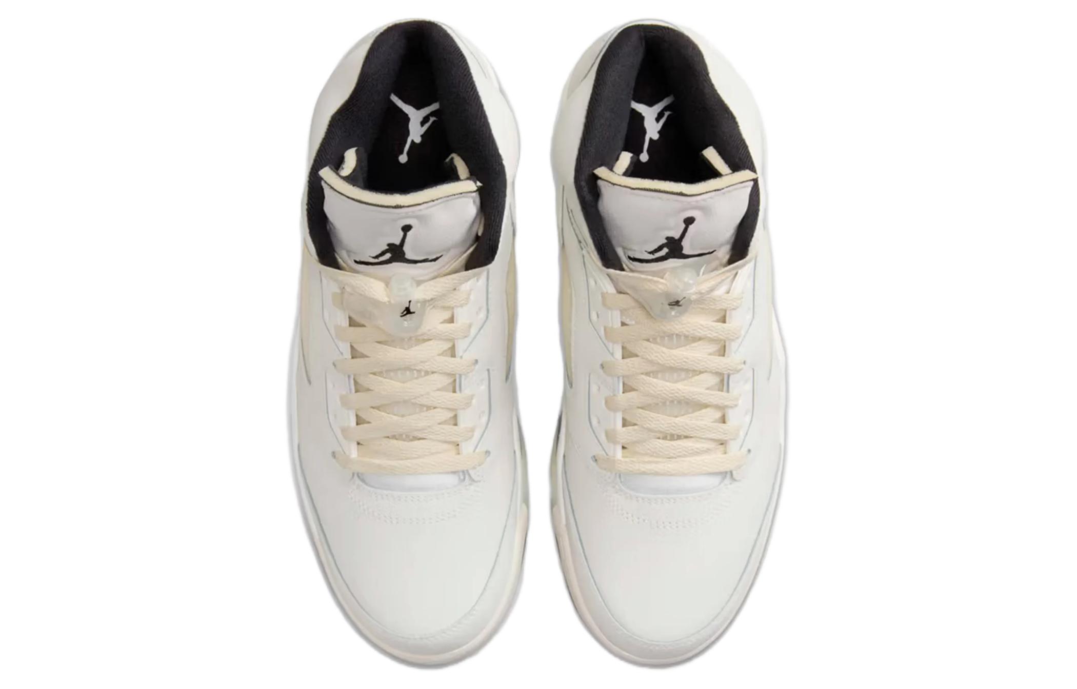 Jordan Air 5 SE "Sail" Канвас/Черный/Светлый Полный Древесный Коричневый/Кокосовое Молоко — фото 4