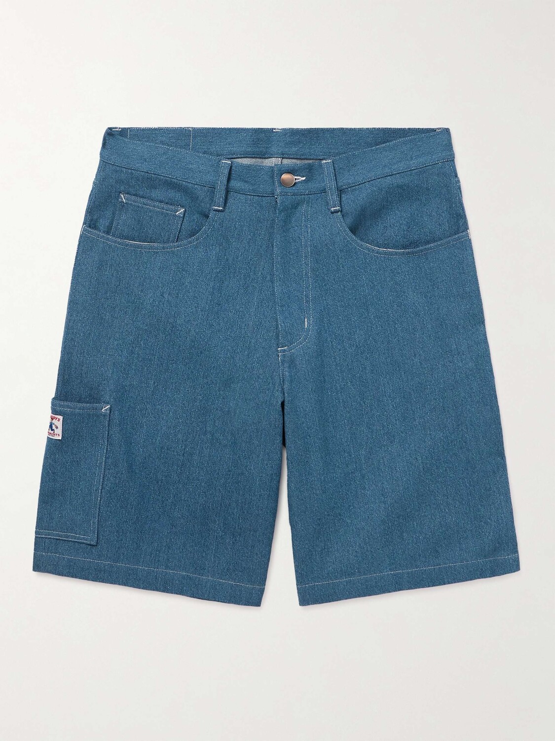 

Джинсовые шорты карго прямого кроя Randy'S Garments, синий