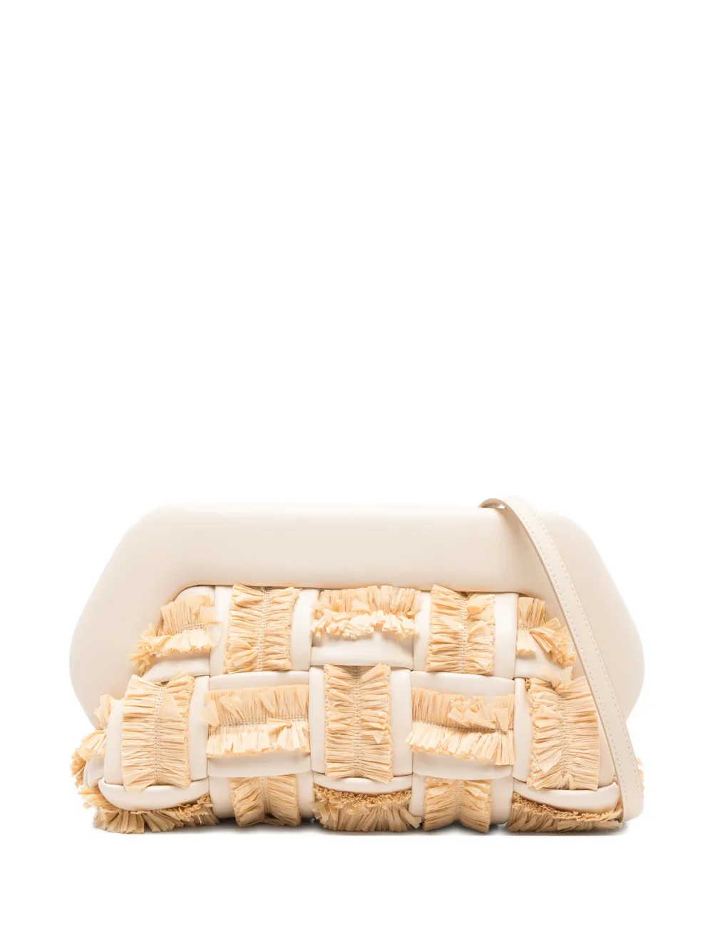 

Клатч средней величины Bios с бахромой Themoire, бежевый