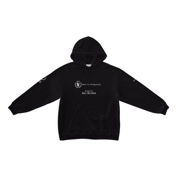 

Толстовка x wfp hoodie medium fit 'black' Balenciaga, черный