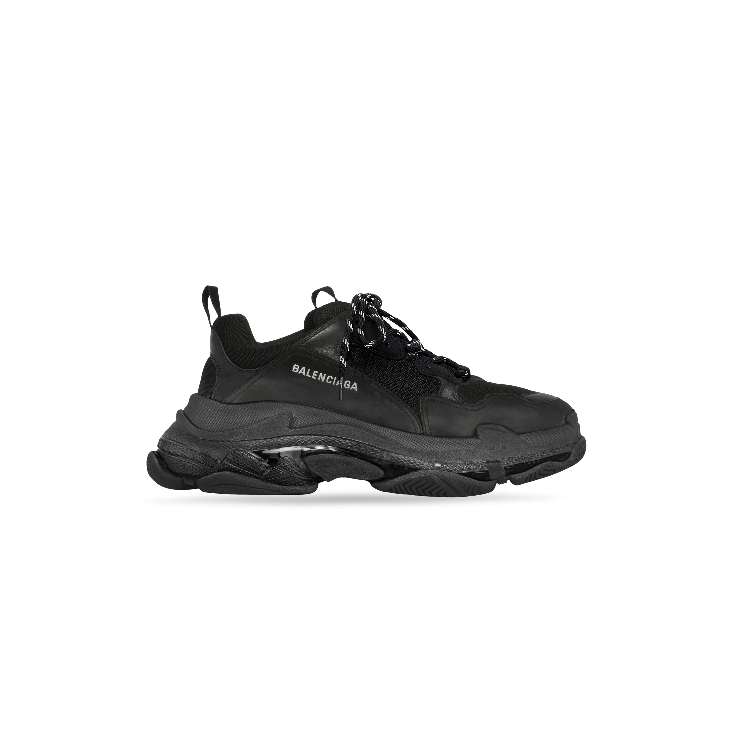

Кроссовки Triple S с прозрачной подошвой BALENCIAGA, черный