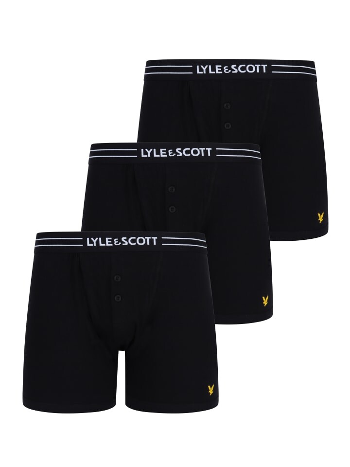 

Трусы боксеры Lyle & Scott Trunks 3-Er Set, цвет Mattschwarz