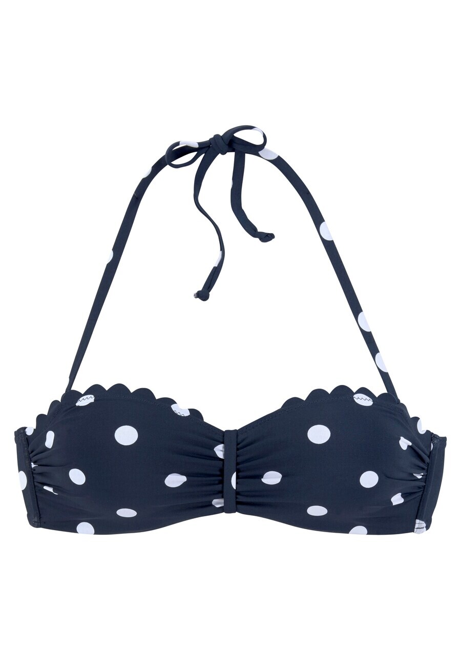 

Верх бикини на косточках LASCANA Bandeau Bikini Top, темно-синий