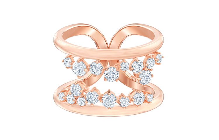 

Северное кольцо с искусственными кристаллами для женщин Swarovski