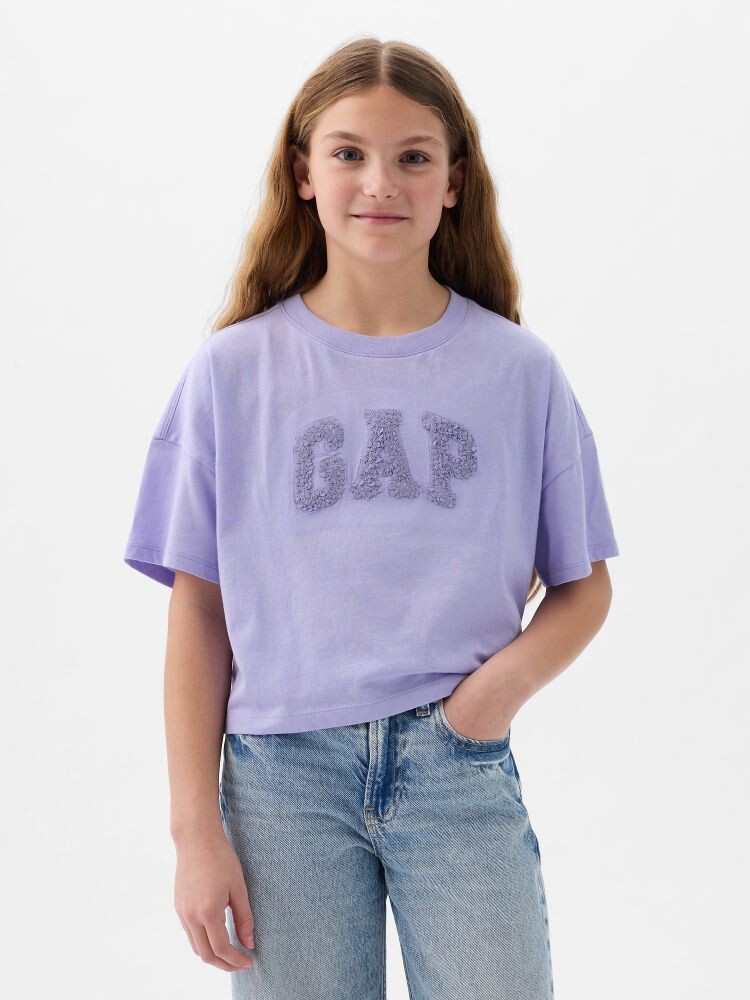 

Детская футболка с логотипом Gap, фиолетовый