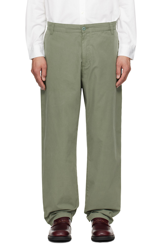

Брюки Calder Carhartt Work In Progress, цвет park (garment dyed)
