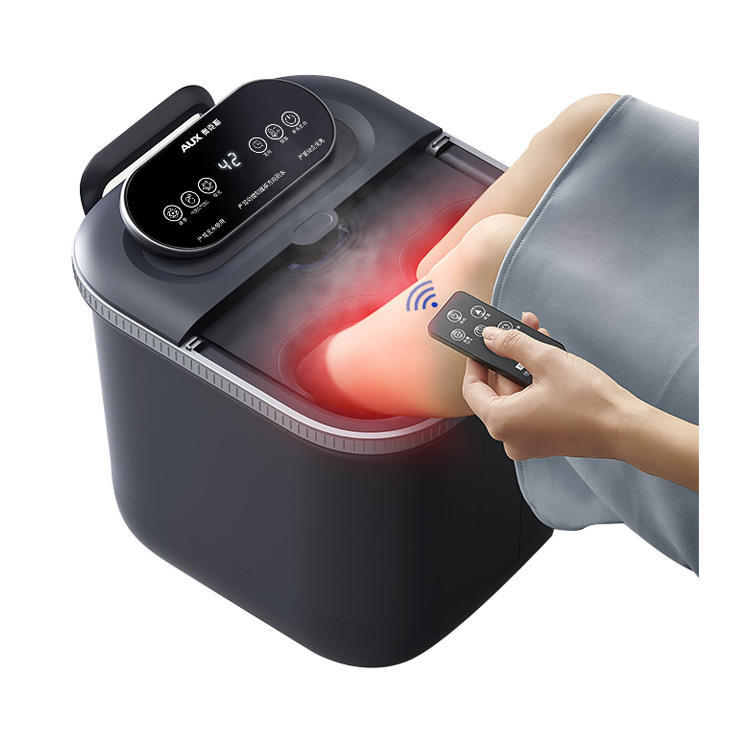 

AUX Массажная ванночка для ног, массажер для стоп, полностью автоматическая умная многофункциональная электрическая 1804 blue