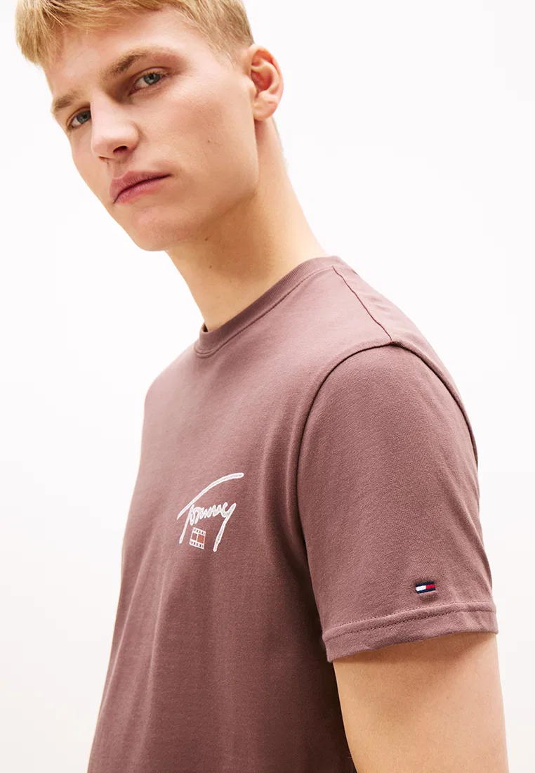 Футболка с круглым вырезом, с логотипом, Tommy Jeans Tommy Hilfiger, черный — фото 3
