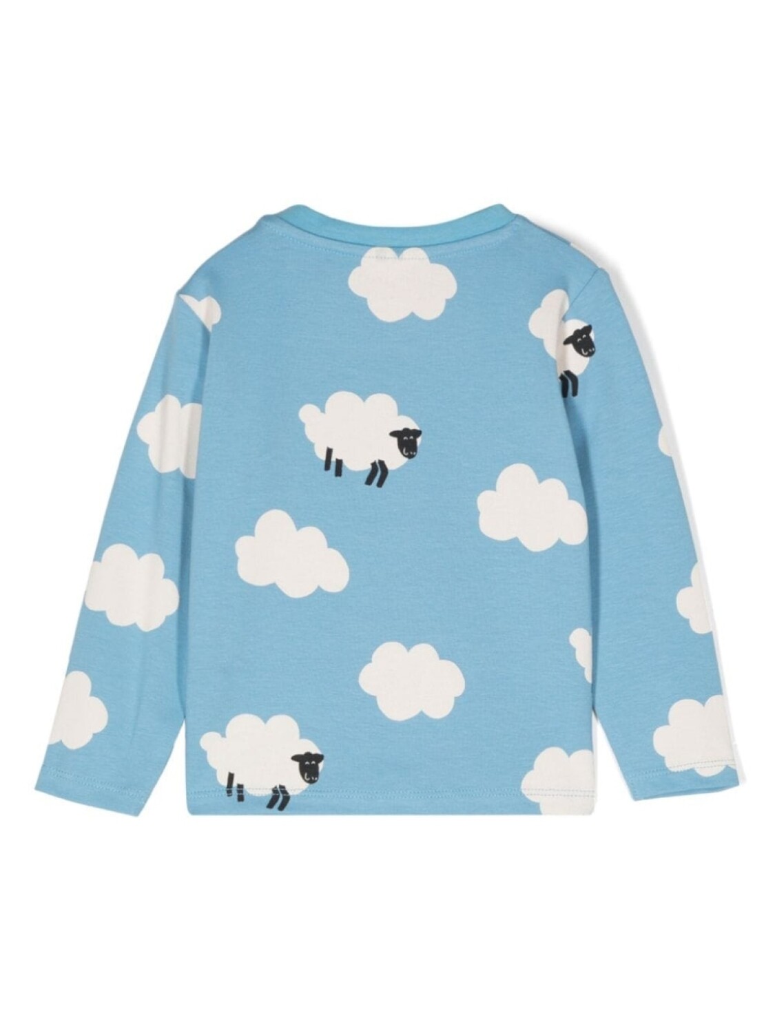 Stella McCartney Kids футболка с принтом, синий — фото 2