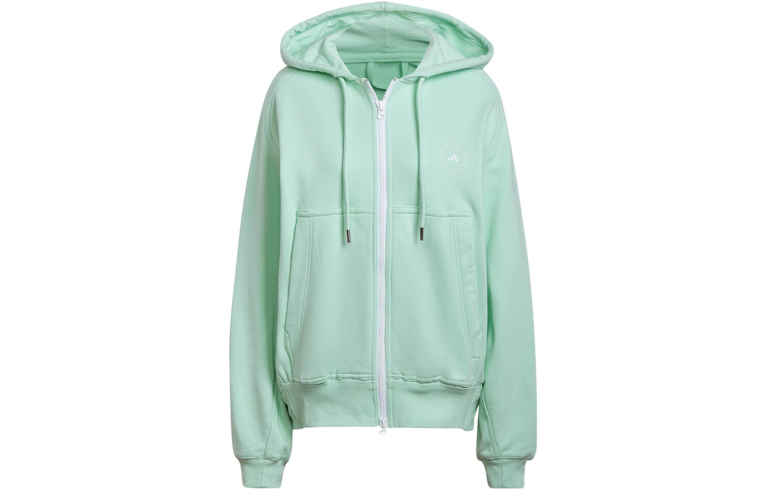 Куртка Stella McCartney X Stella McCartney Cotitled Series для женщин, цвет Frozen Green Adidas
