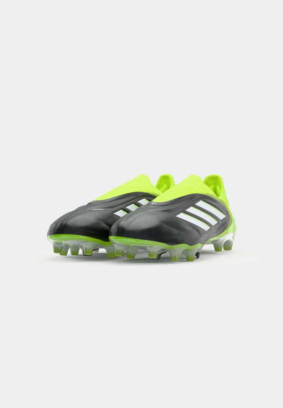 Кроссовки Adidas Performance COPA PURE III ELITE LACELESS FIRM GROUND FOOTBALL BOOTS, Core Black/Footwear White/Lucid Lemon/Black — фото 4