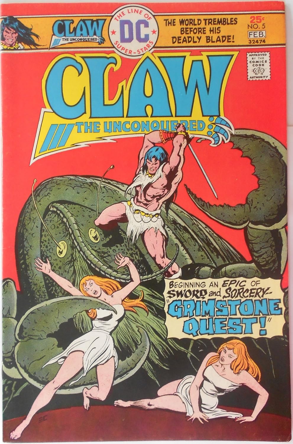 

Claw the Unconquered, Vol. 2 No. 5; Jan.-Feb. 1976