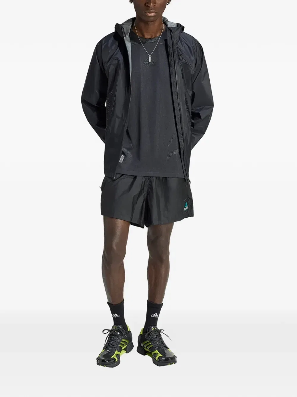 Куртка-ветровка Equipment Adidas, черный — фото 2