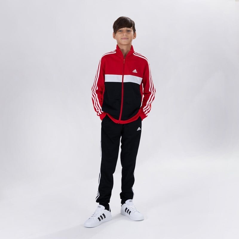 

Детский спортивный костюм первой необходимости 3 полоски tiberio Adidas, черный