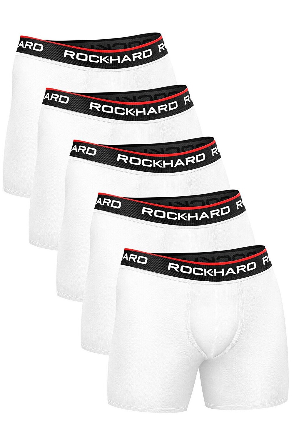 

Мужские базовые боксеры (5 шт.) ROCKHARD, белый