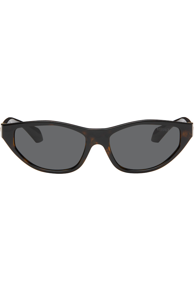 

Versace Коричневые солнцезащитные очки «кошачий глаз» Avanti