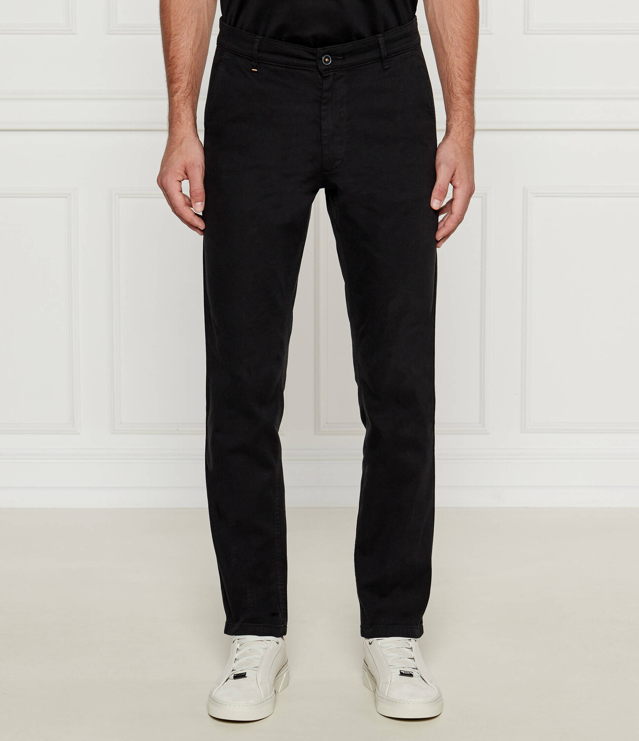 

Брюки BOSS ORANGE chino Slim Fit, черный