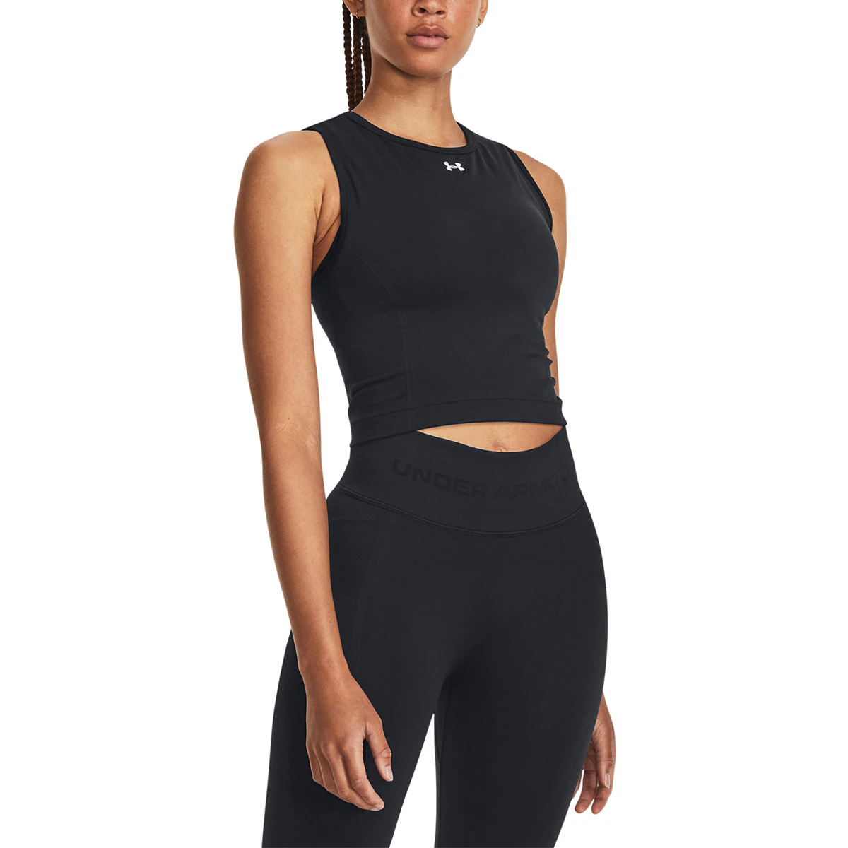 

Женская футболка с бесшовным шлейфом Under Armour, чёрный