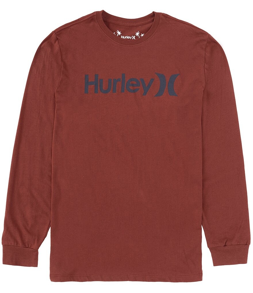 

Футболка с длинными рукавами и логотипом Hurley, красный