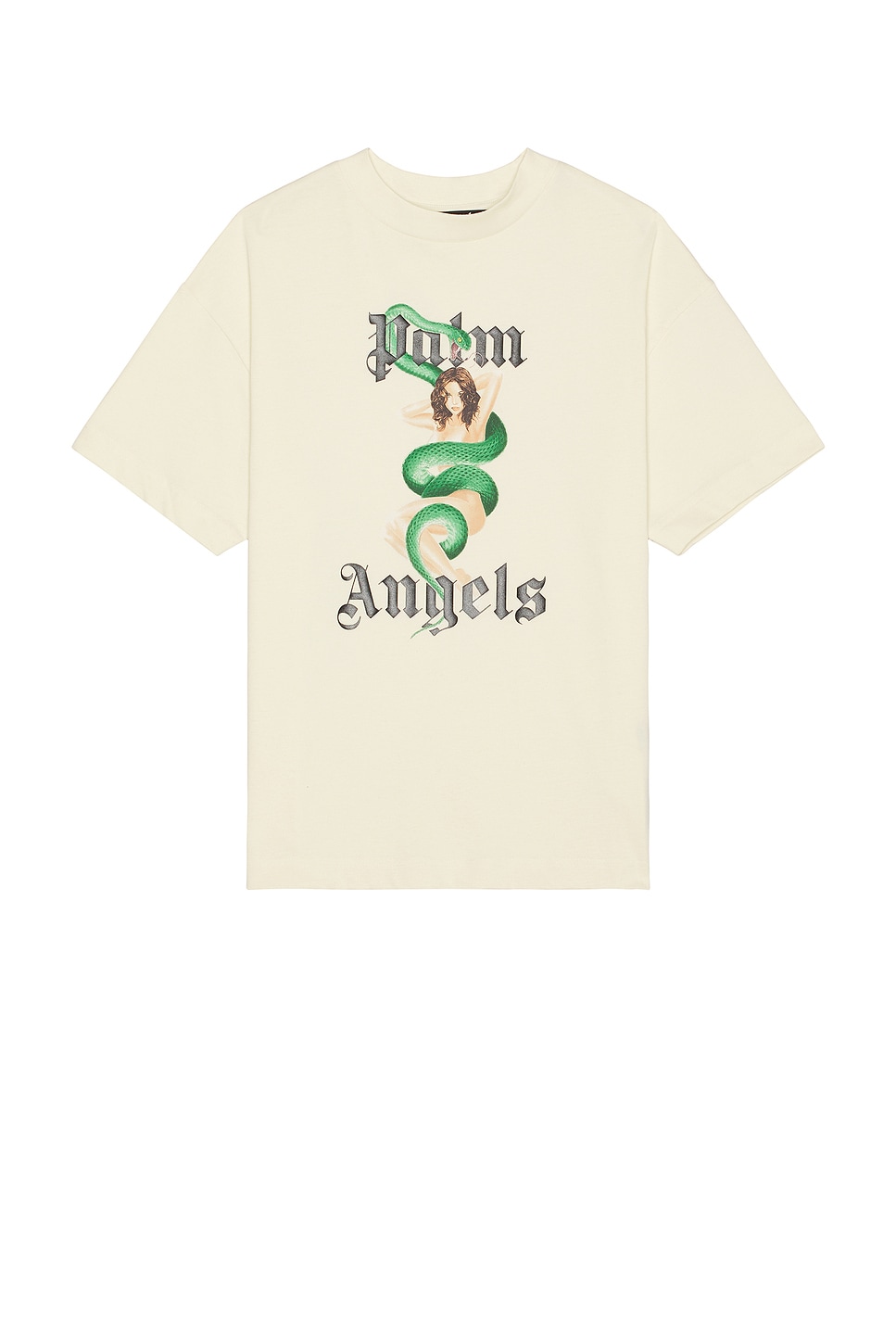 

Футболка Ivy в стиле пин-ап Palm Angels, слоновая кость