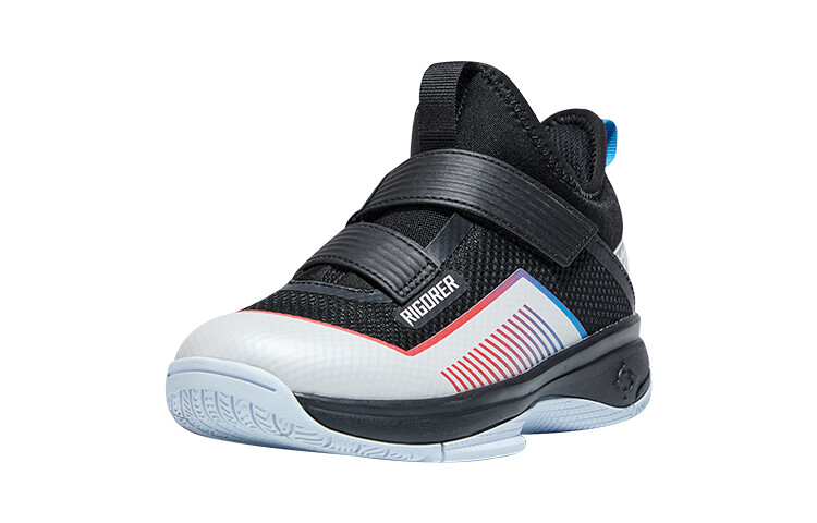 Детские баскетбольные кроссовки Kids Mid-top Black/white Quasi-Kids, черный — фото 3
