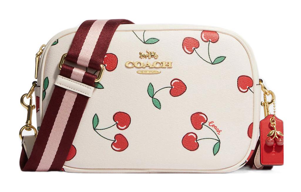 

COACH Сумка кроссбоди Jamie Coated Canvas Medium Women's White