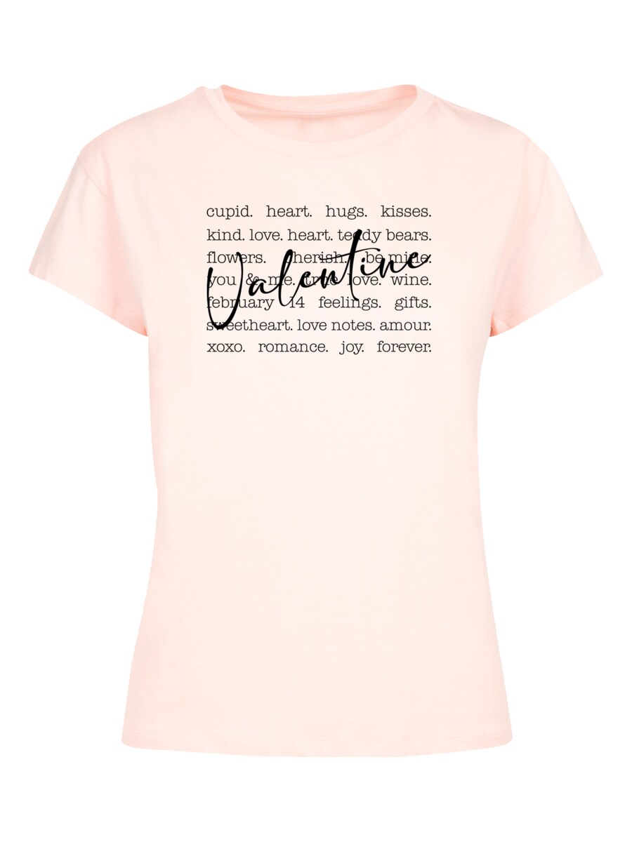 

Футболка F4NT4STIC Valentine Herz Hugs Kisses Love Flowers Joy, Rose
