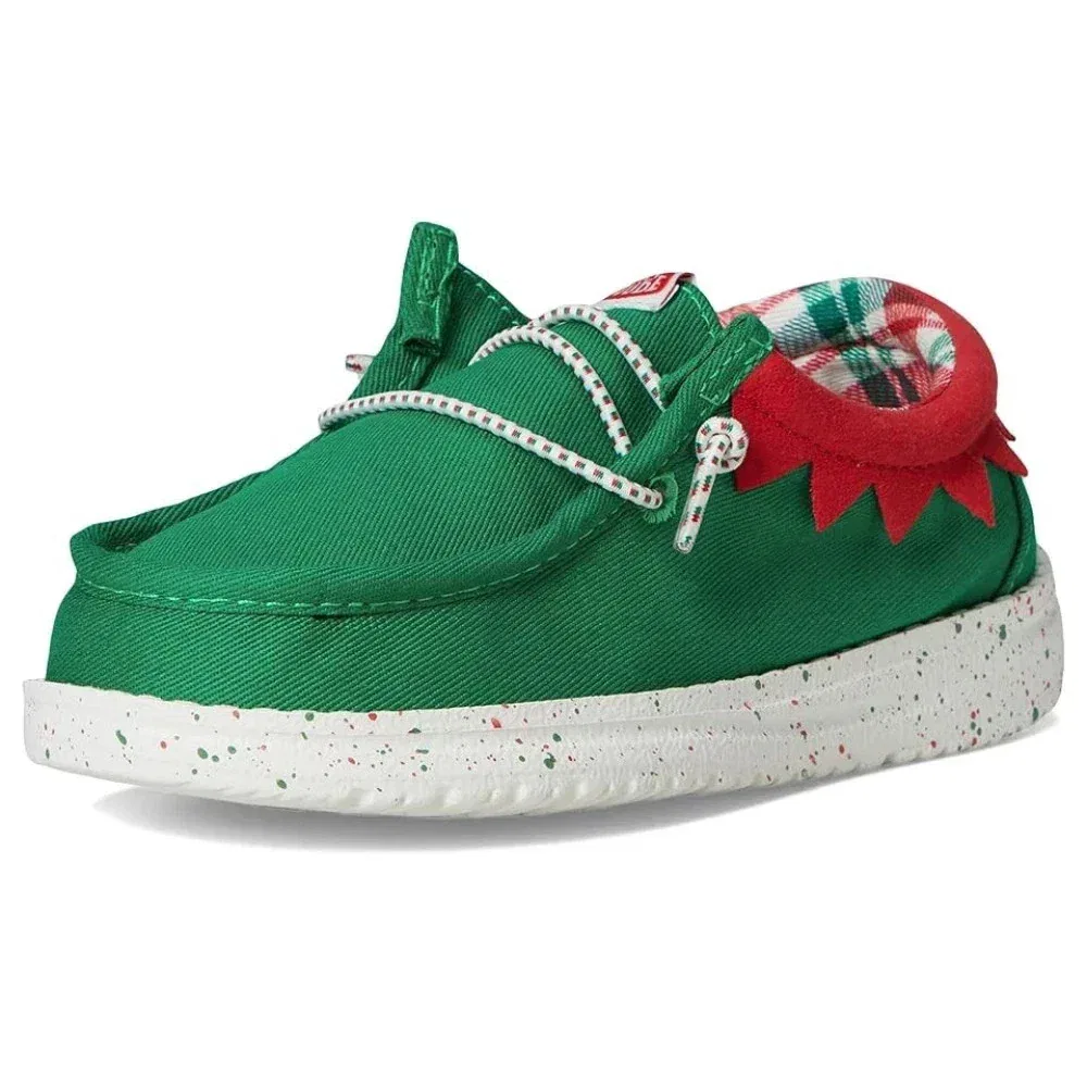 Hey Dude Wally Holiday ELF 42147-3XX Зеленые повседневные слипоны ZOGG2031 — фото 2