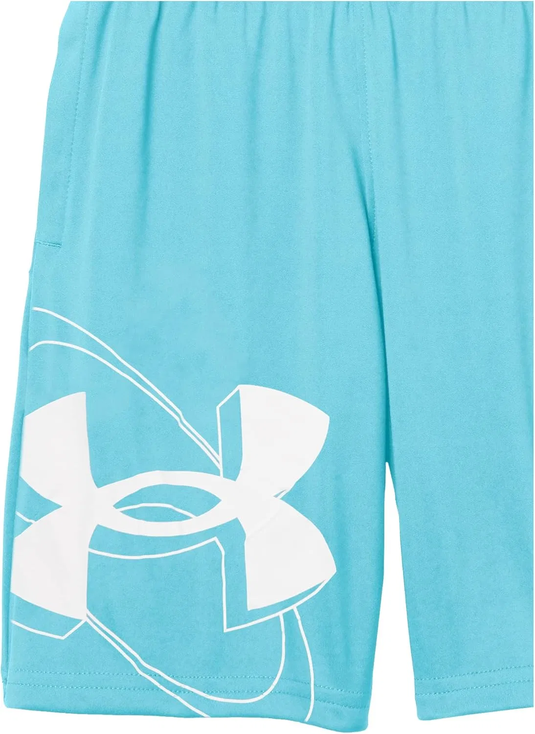 Детские шорты Under Armour Prototype 2.0, (433) Glacier Blue//White — фото 3