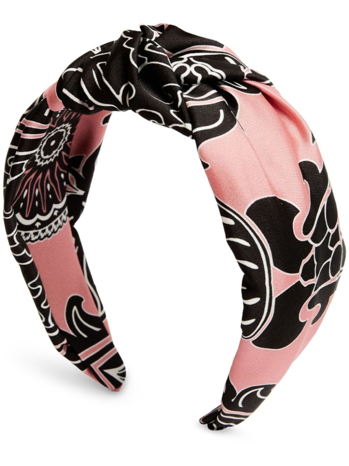 

La DoubleJ шелковый ободок Love Knot, розовый