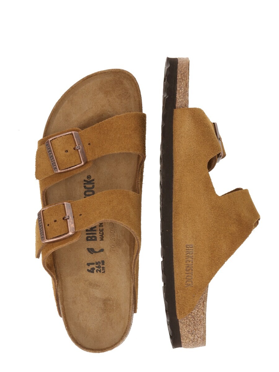 Классические слипоны BIRKENSTOCK Mules Arizona VL Mink, коричневый — фото 2