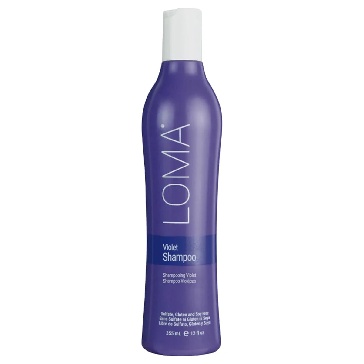 Шампунь Loma Hair Care Violet, аромат ванили и красного апельсина, 355 мл., Blue