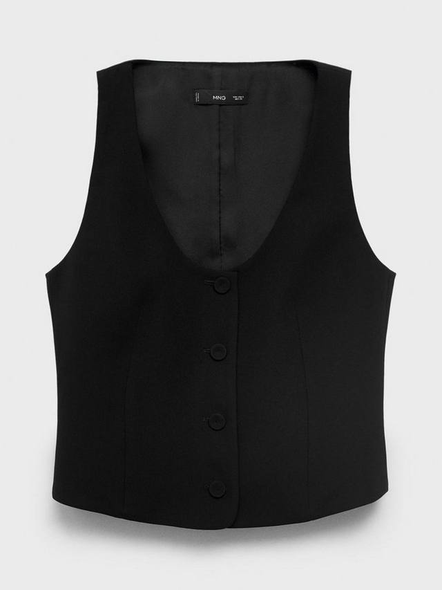 

Ажурный жилет Iguana с круглым вырезом Mango