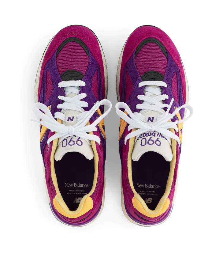 Кроссовки Teddy Santis x 990v2 New Balance, фиолетовый — фото 4