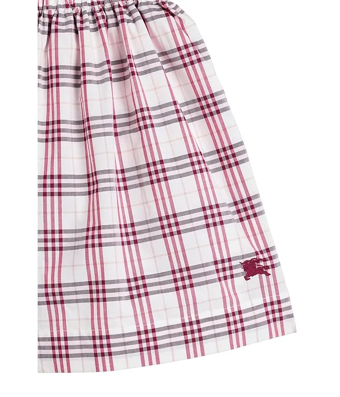 Шорты Marcy Check Burberry Kids, Aubergine — фото 3