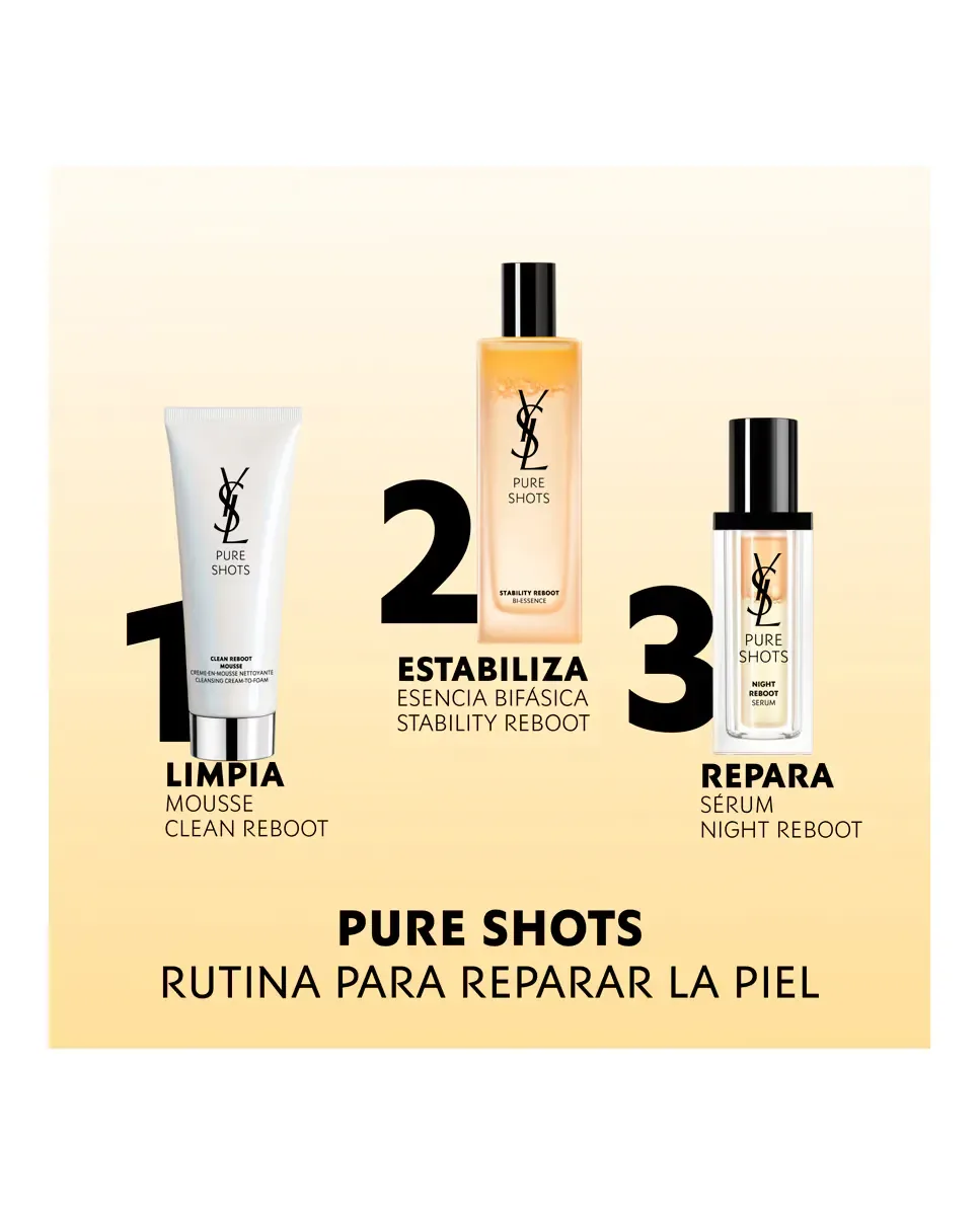 Сыворотка Yves Saint Laurent — Двухфазный увлажняющий Pure Shots, 150 мл — фото 3