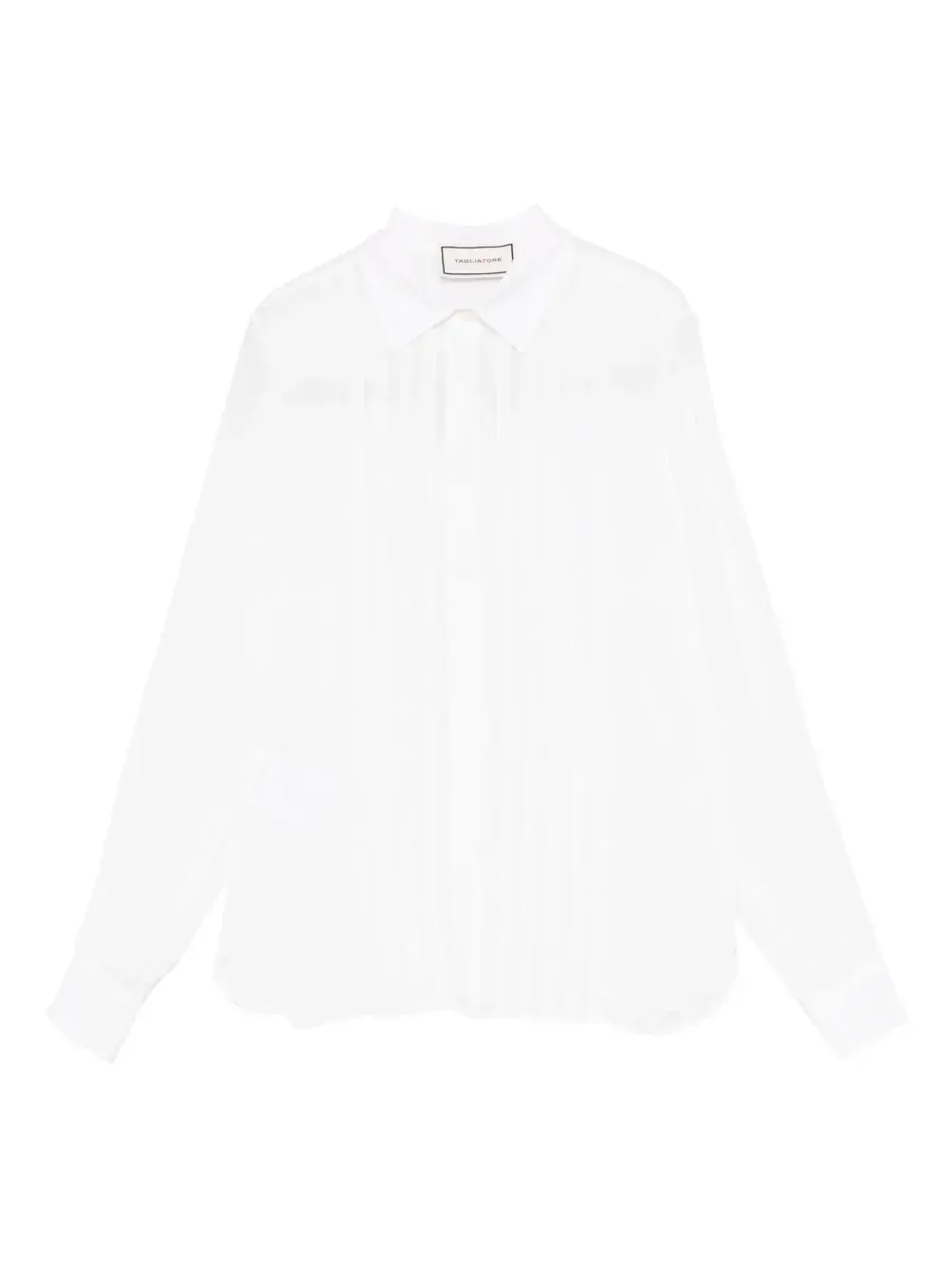 

Рубашка с плиссированными деталями Tagliatore, белый