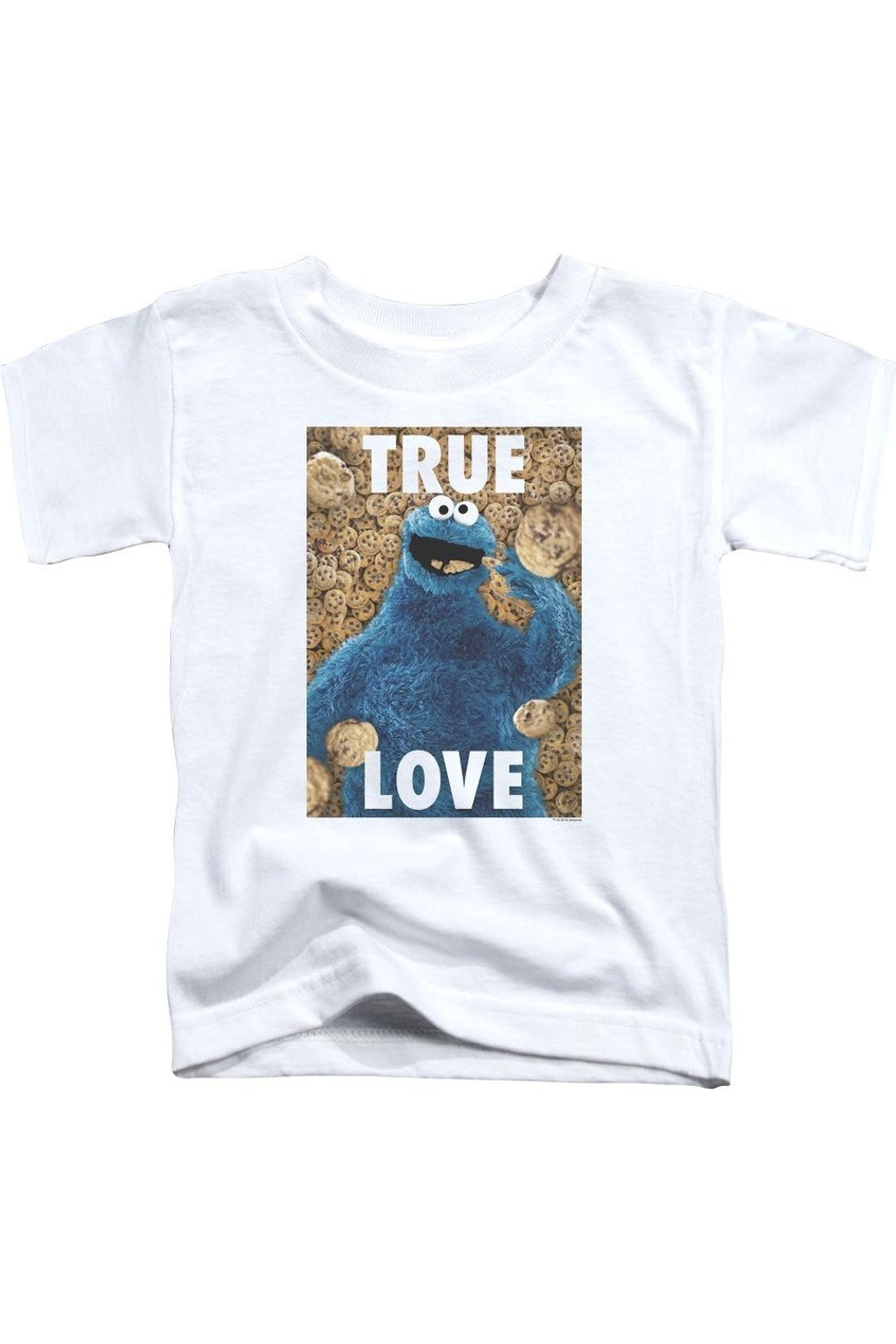 

Футболка с коротким рукавом для детей "Sesame Street Beautiful Cookies" Gildan, белый