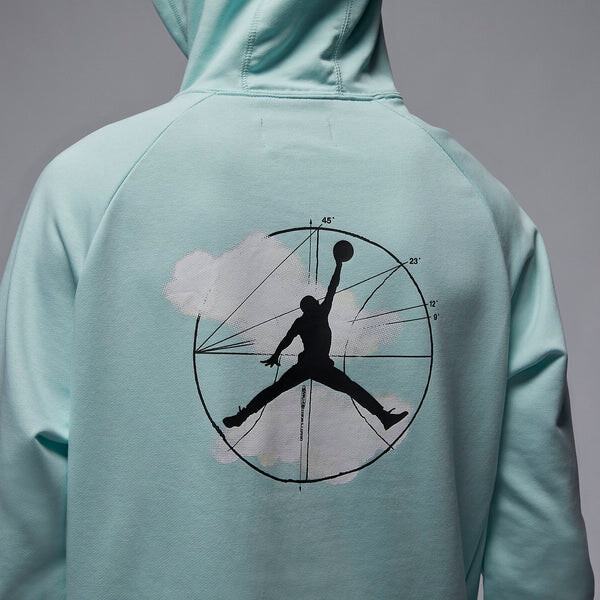 Толстовка Air Jordan Dri-FIT Sport Pullover Hoodie 'Jade Ice', зеленый — фото 2