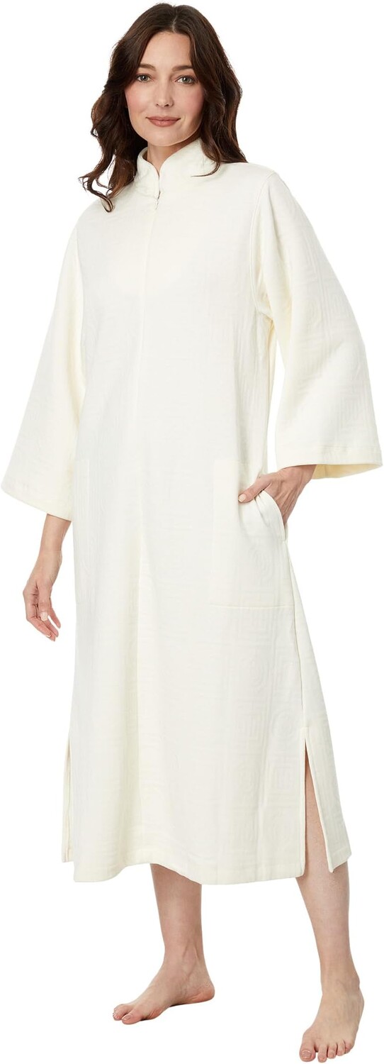 

Халат Quilted Infinity Zip Caftan Natori, цвет Cream