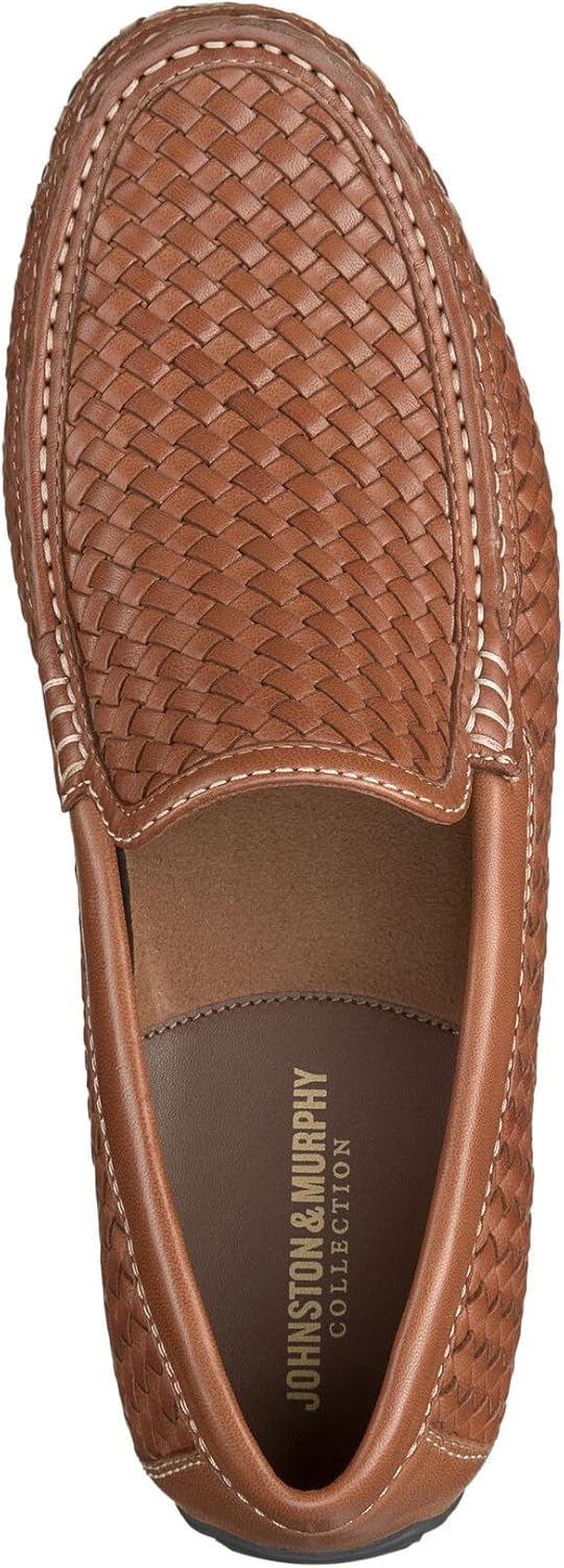 Мокасины Johnston Murphy Baldwin Driver Woven Slip-On Johnston & Murphy, светло-коричневый — фото 2