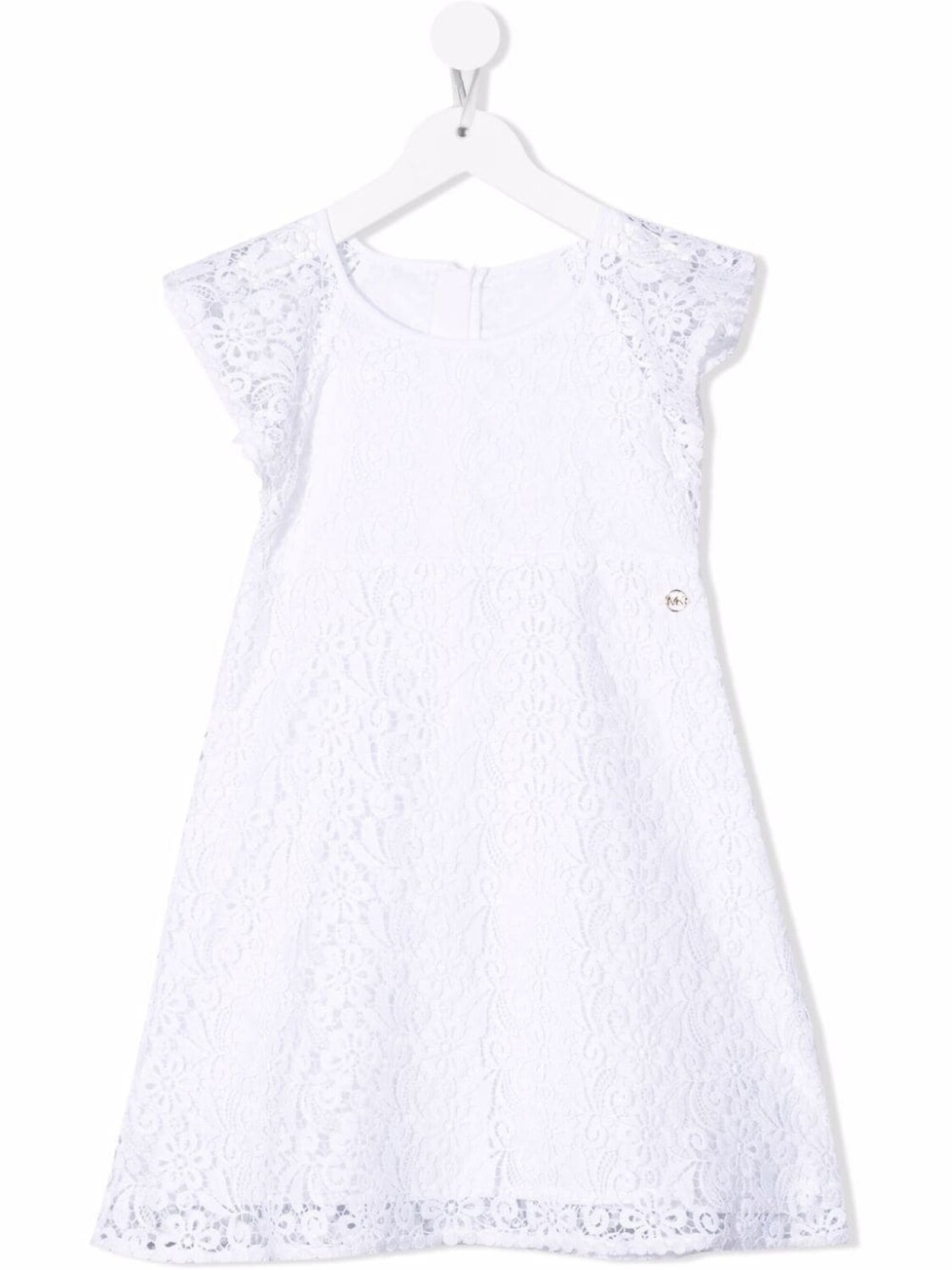

Michael Kors Kids платье миди А-силуэта с кружевными вставками, белый