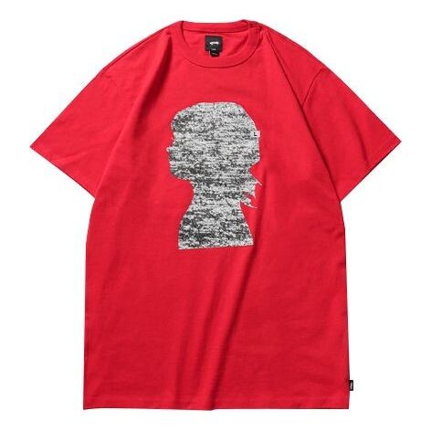 

Футболка men's x jim goldberg silhouette print red Vans, красный