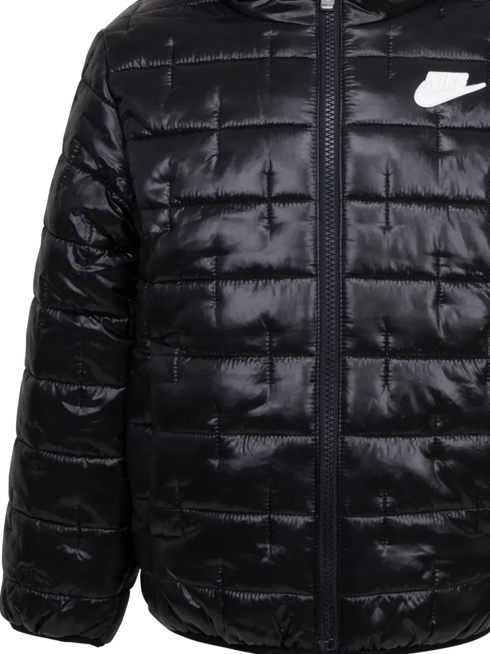 Утепленная куртка на молнии Nike Kids, черный — фото 3