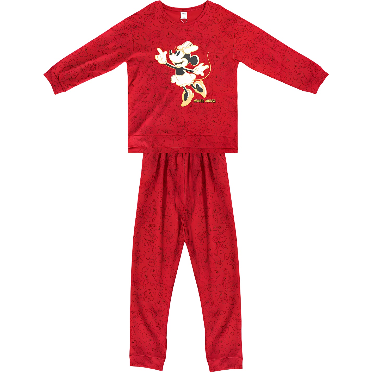 

Женский комплект пижамы Disney, красный