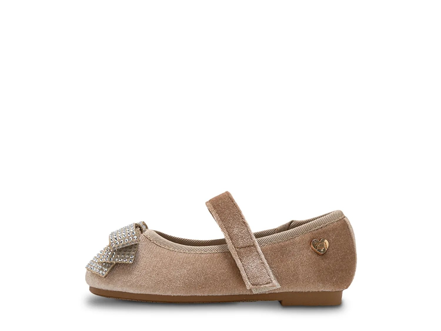 Балетки bebe Giselle Mary Jane Flat - Kids', серо-коричневый — фото 3