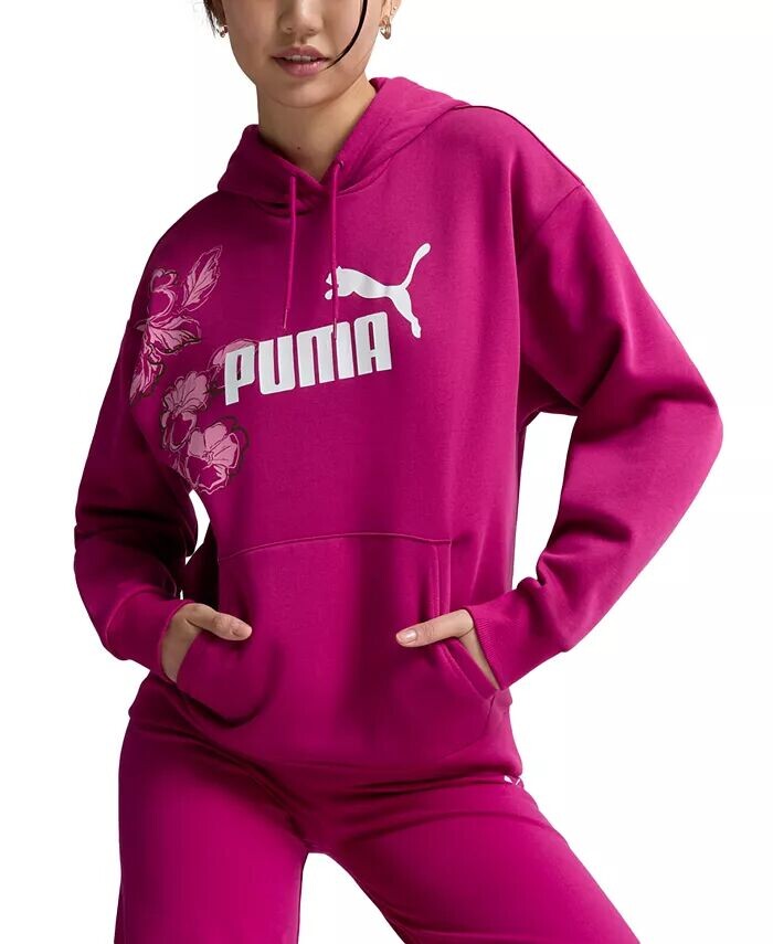 

Женская толстовка Essential Floral Vibes с логотипом спереди Puma, розовый