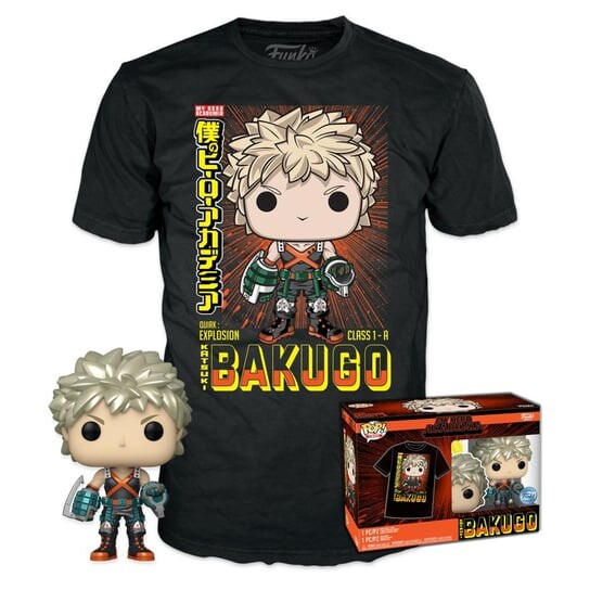 

Моя геройская академия — качающаяся голова № 249 — бакуго (MT) + футболка Funko