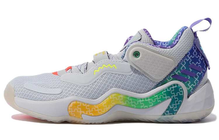 

Adidas DON Issue #3 Grey Rainbow, Серый, Adidas DON Issue #3 Grey Rainbow
